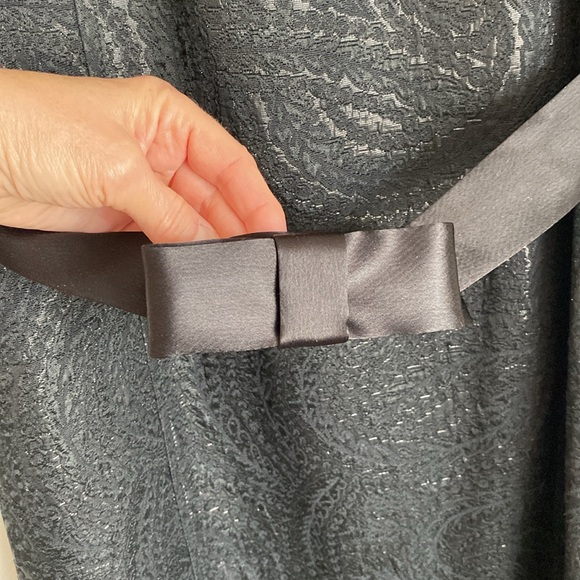 🖤👗Franco Mirabelli shimmery black midi dress and matching jacket size 10. - Picture 7 of 16